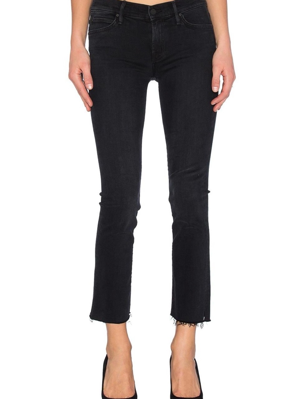 MOTHER Hustler ankle fray 27